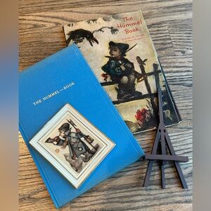 The Hummel Book AND The M. J. Hummel Gallery Town Crier Plaque & Easel 4 1/8" H